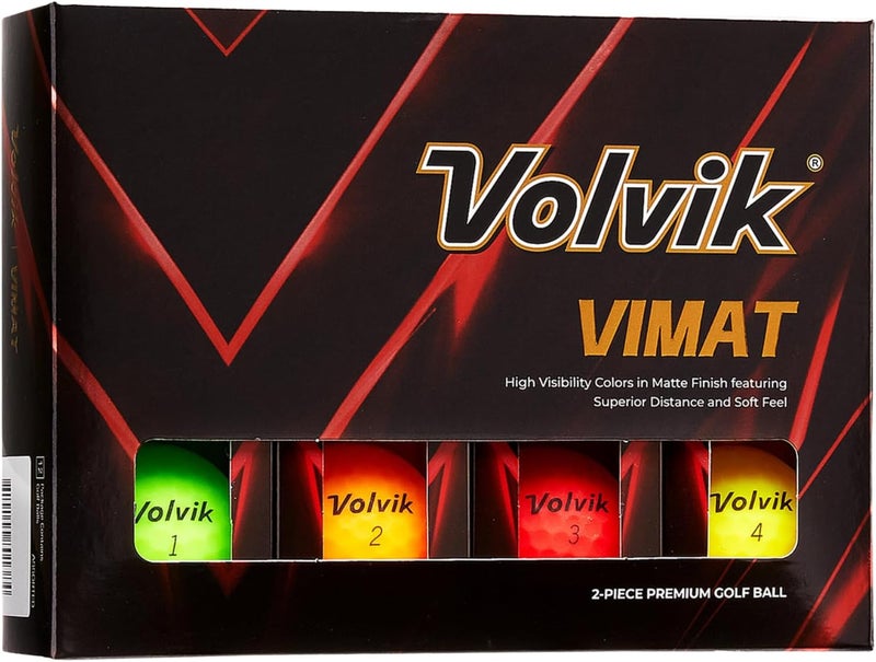 Volvik Vimat Golf Balls (Assorted) - Image 1